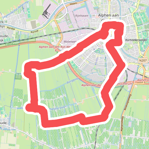 Rondwandeling Alphen aan den Rijn en de polders
