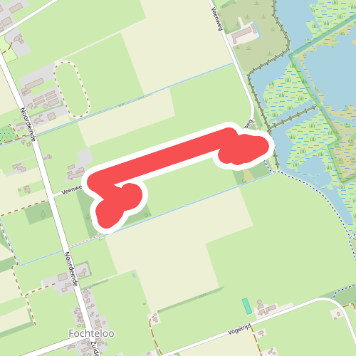 Rolstoelroute bij Fochteloo