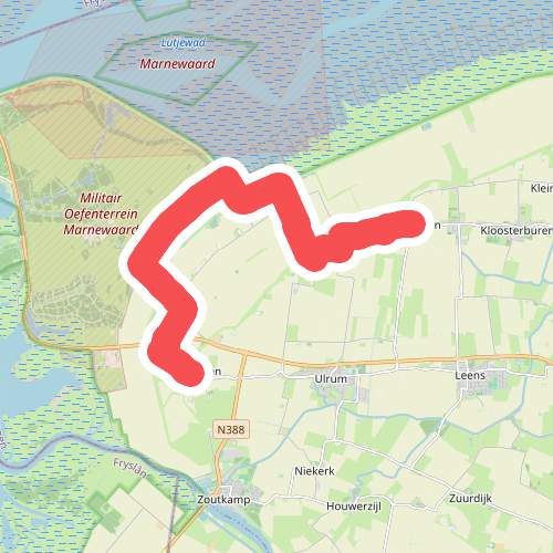 Vierhuizen - Hornhuizen - Ziltepad etappe 11