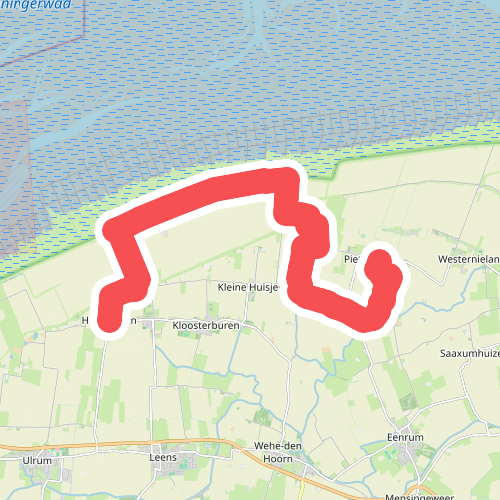 Hornhuizen - Pieterburen - Ziltepad etappe 12