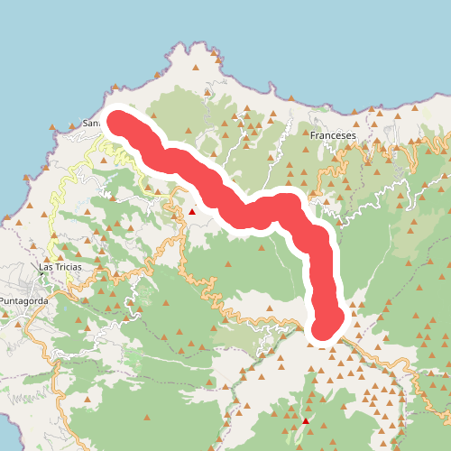 Santo Domingo-Pico de La Cruz