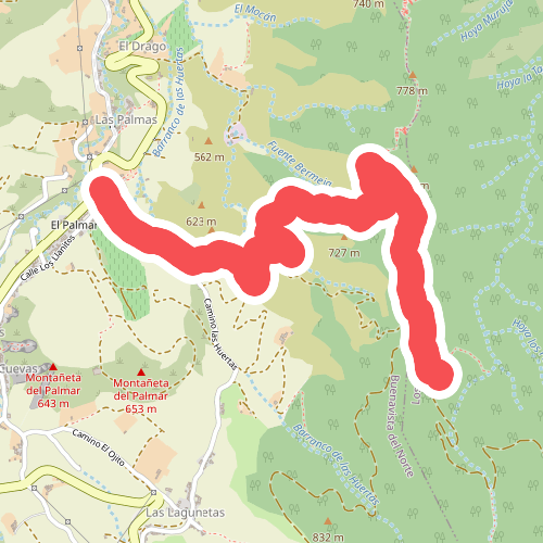 Monte del Agua por Las Huertas