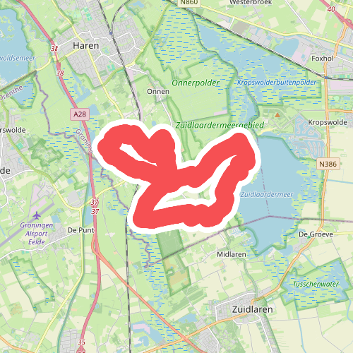 Wandeling rond Glimmen en Noordlaren