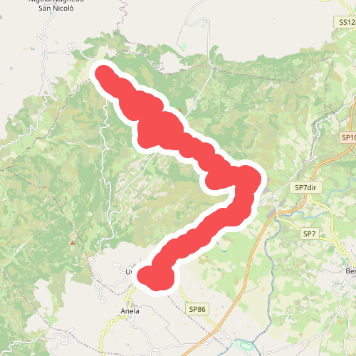 Itinerario Vette del Goceano - Valle del Tirso (EST)