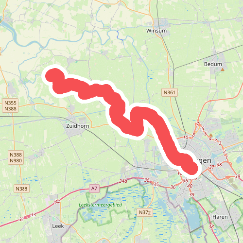 Van Groningen naar Niehove - Groningen voor lanterfanters