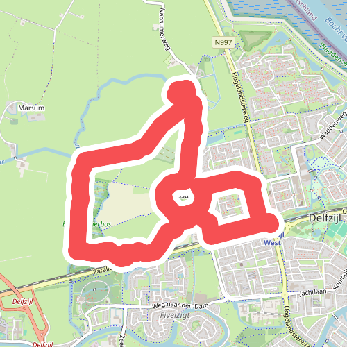 Spoorwandelen Delfzijl-West