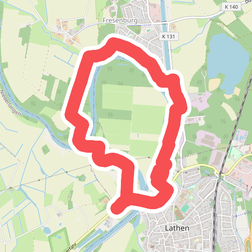 Wanderweg Lathener Wehr - Fresenburg