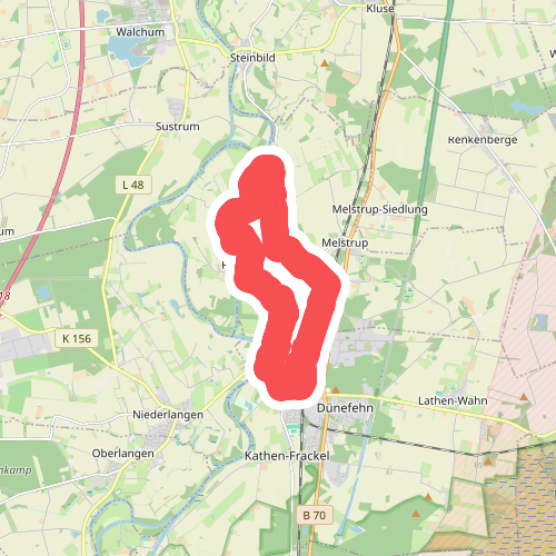 Wanderweg Lathen Fresenburg Düthe