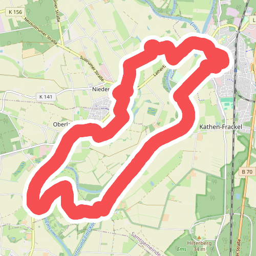Wanderweg Lathen Oberlangen Niederlangen