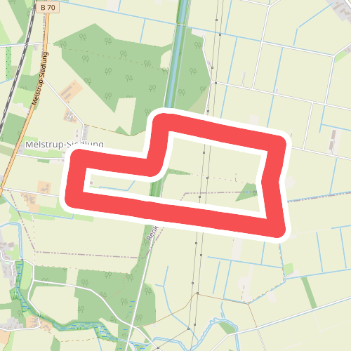 Wanderweg Melstrup-Siedlung