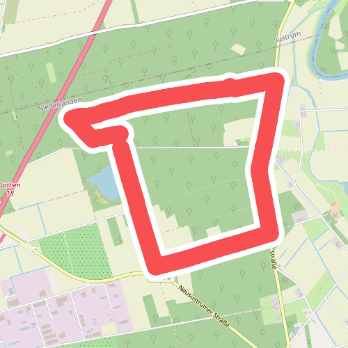 Wanderweg Niederlangen-Erdhütte
