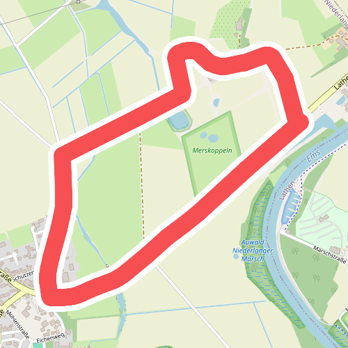Wanderweg Niederlangen - Zum Hebbel