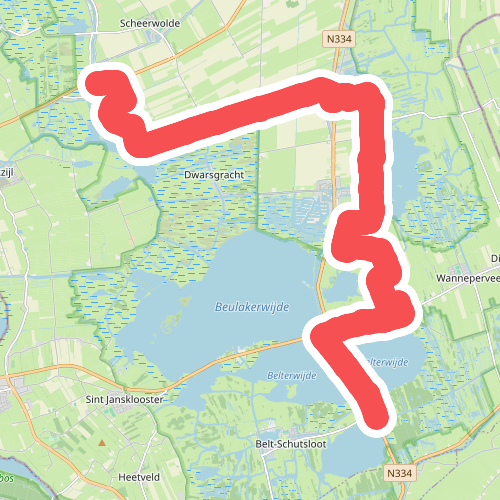 Belt-Schutsloot - Muggenbeet · Overijssels Havezatenpad etappe 13