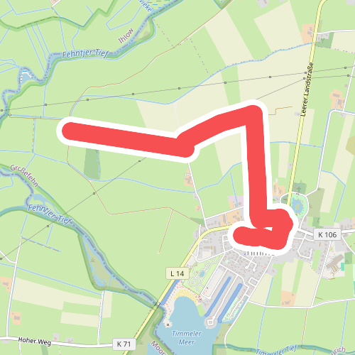 Weg Schöpfwerk Timmel