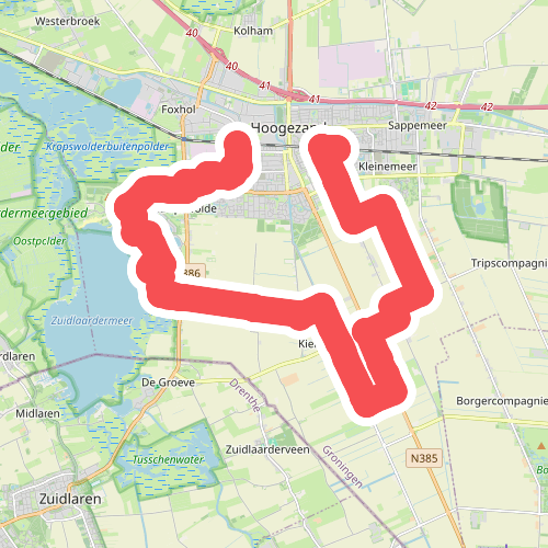 Spoorwandelen Hoogezand-Sappemeer