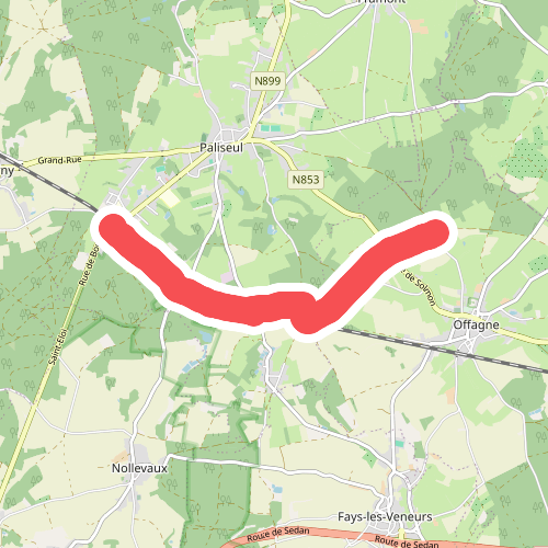 GR 129 Sud Liaison gare de Paliseul