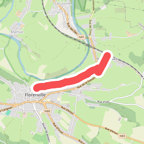 GR 129 Sud Liaison gare de Florenville