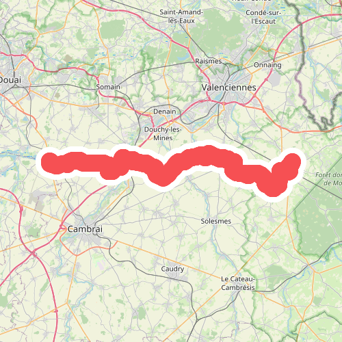 De Aubigny-au-Bac à Le Quesnoy