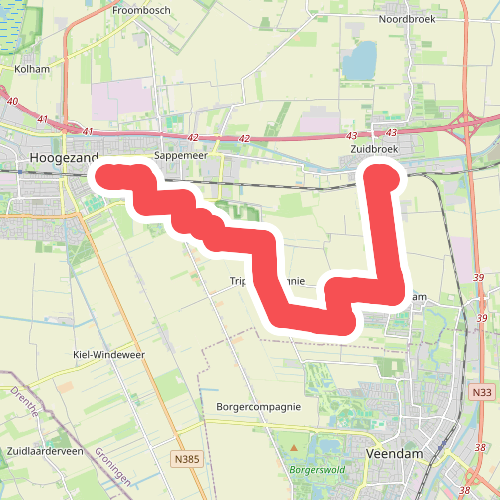 Spoorwandelen Zuidbroek