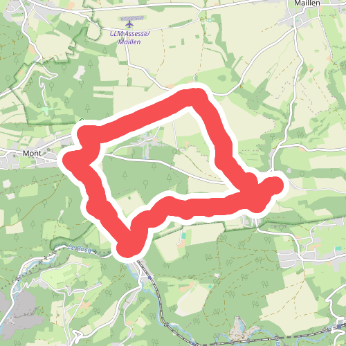 Promenade 1 Crupet - Venatte - Ronchinne