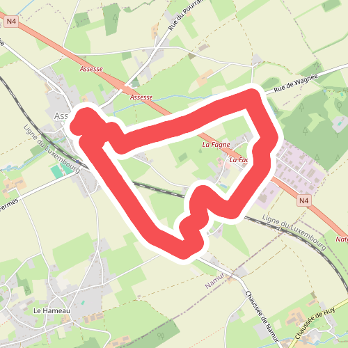 Promenade 9 Assesse - La Camousse