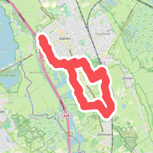 Wandel via hub: de plassen en sassen van Haren