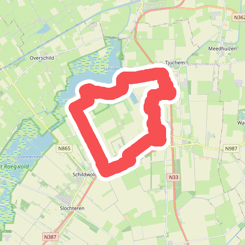 Wandel via hub: schepping van het Schildmeer en Siddeburen