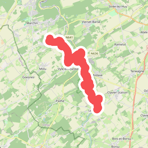 GR 576 Liaison Les Avins - Grand Marchin