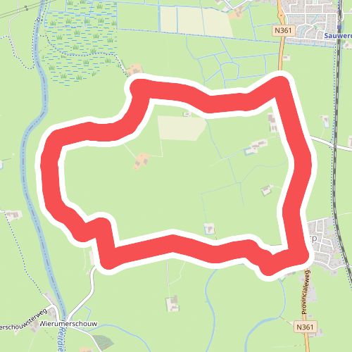 Ommetje Adorp west (rondje Hekkum)