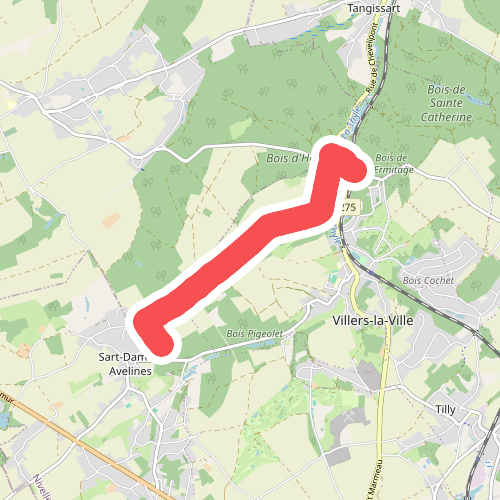 Liaison Abbaye - centre sportif