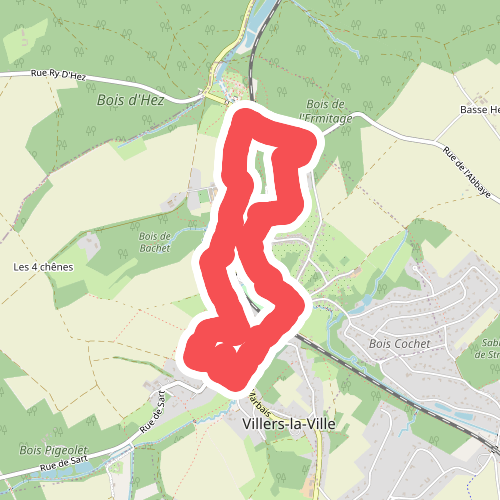 Villers par rues et chemins