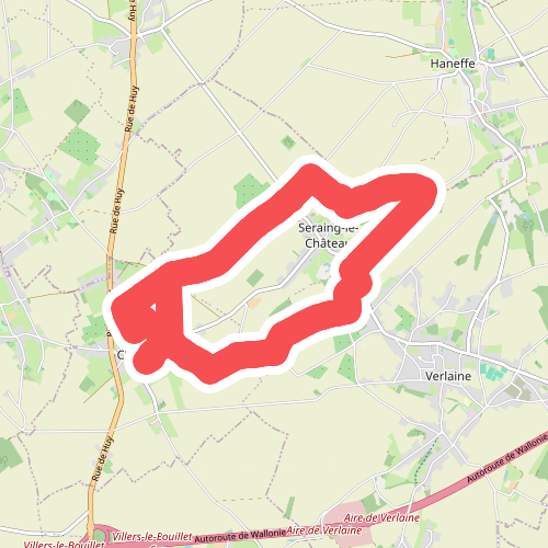 Circuit autour du château de Seraing-le-Château