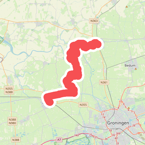 Reitdiepveer korte wandeling