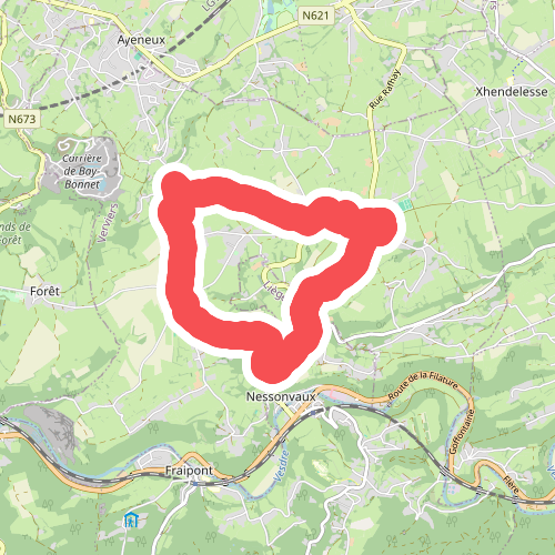 Olne : du plateau à la vallée