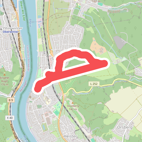 Rheinsteig-Zuweg Unkel Nord