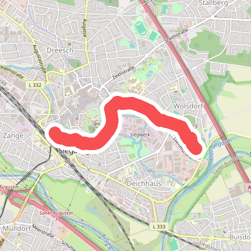 Natursteig Sieg Zuweg Siegburg