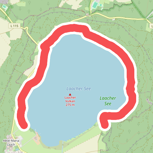 Route L Rund um den Laacher See