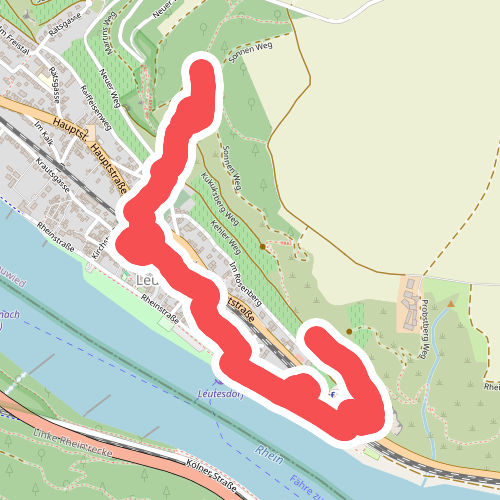 Rheinsteig-Zuweg Leutesdorf
