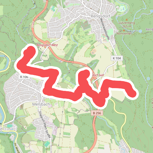 Rheinsteig-Zuweg Melsbach