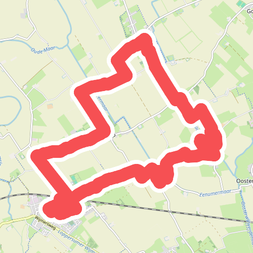 Spoorwandelen Loppersum