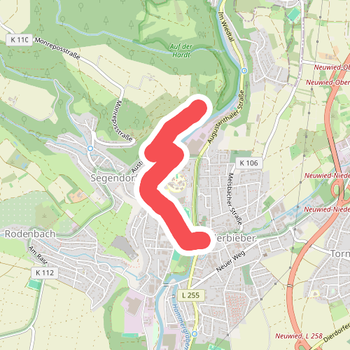 Rheinsteig-Zuweg Niederbieber