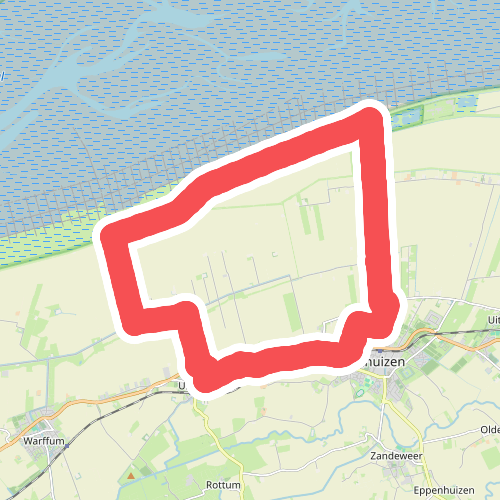 Natuurrijke slaperdijken, wandelroute Noord Groningen