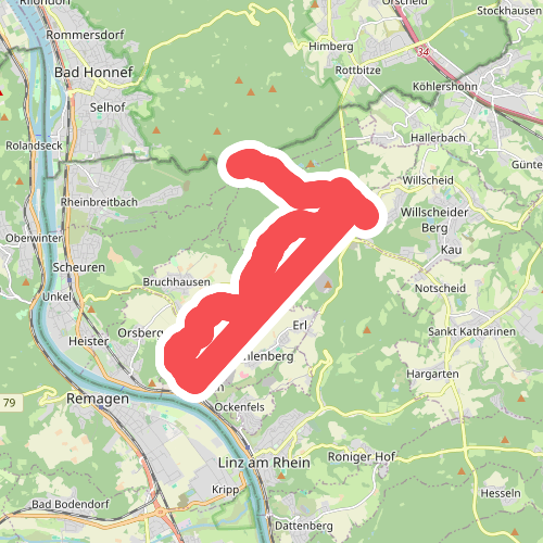 Rheinsteig-Zuweg Kalenborn