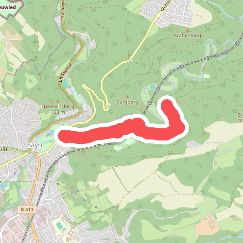 Rheinsteig-Zuweg Brextal