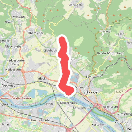 Rheinsteig-Zuweg Engers