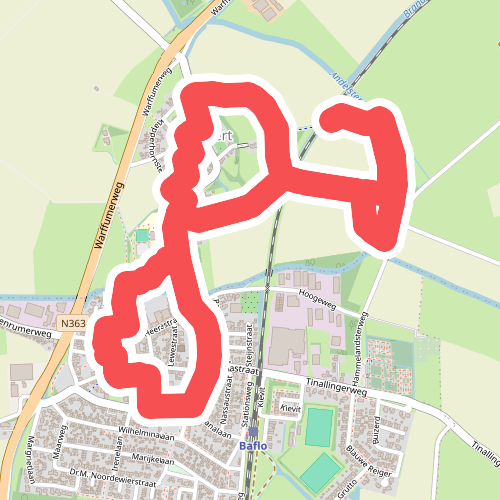 Ommetje Grunneger Toalroute Baflo