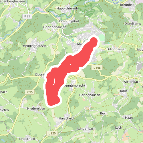 Nümbrecht Kurpark Rundweg A1