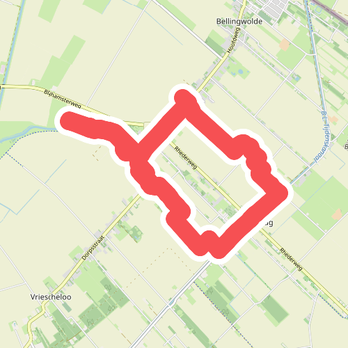 Veendiep, Bellingwolde-Vriescheloo