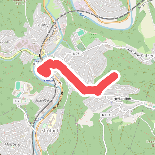 Natursteig Sieg Zugang Kirchen