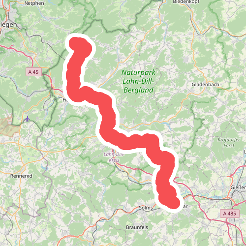 Dillhöhenweg (links der Dill)